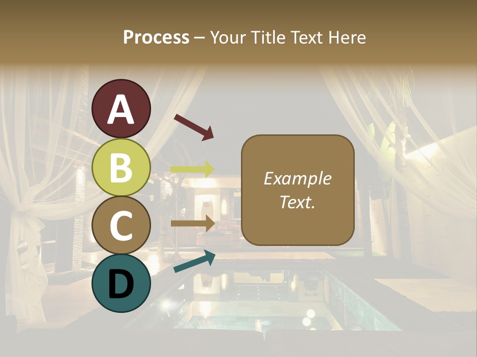 House Tourist Holiday PowerPoint Template