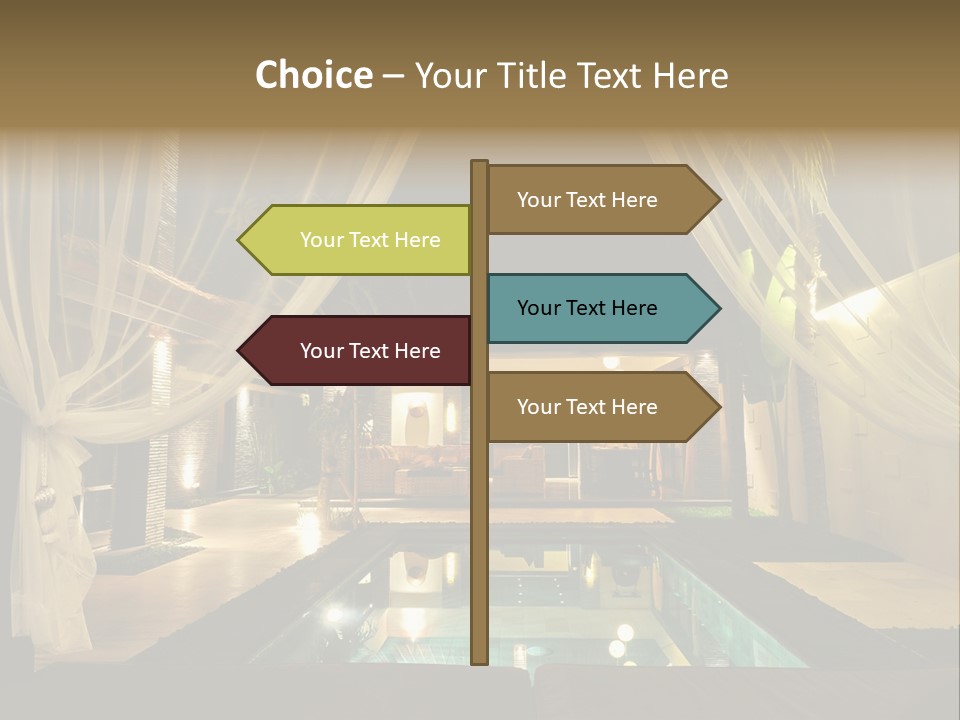 House Tourist Holiday PowerPoint Template