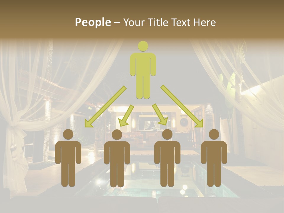 House Tourist Holiday PowerPoint Template