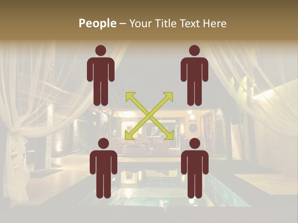 House Tourist Holiday PowerPoint Template