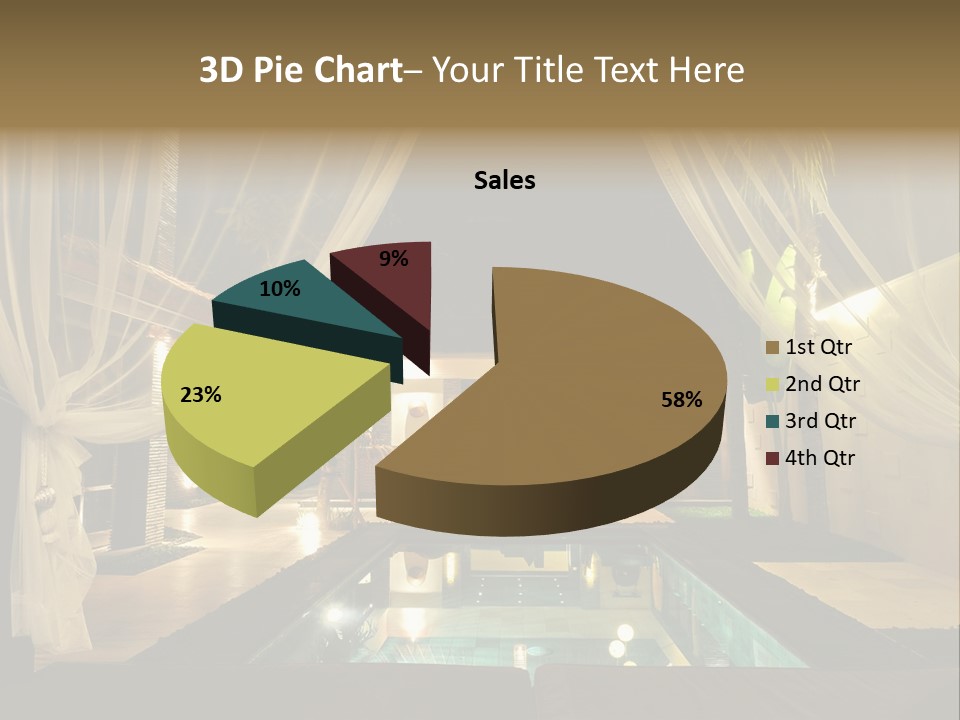 House Tourist Holiday PowerPoint Template