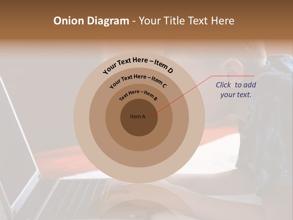 Fun Keyboard Horizontal PowerPoint Template