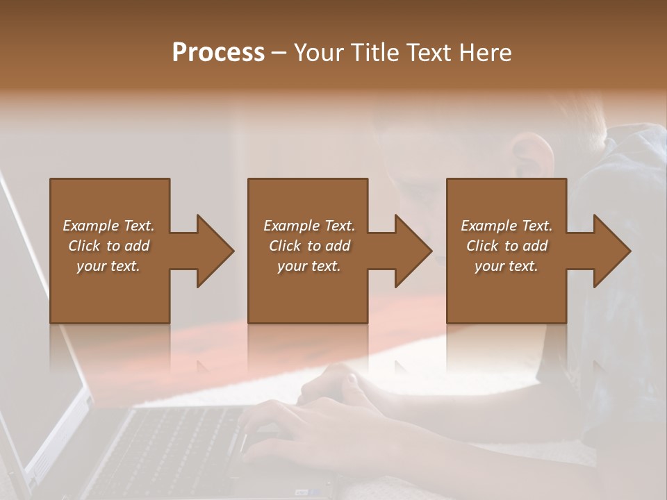 Fun Keyboard Horizontal PowerPoint Template