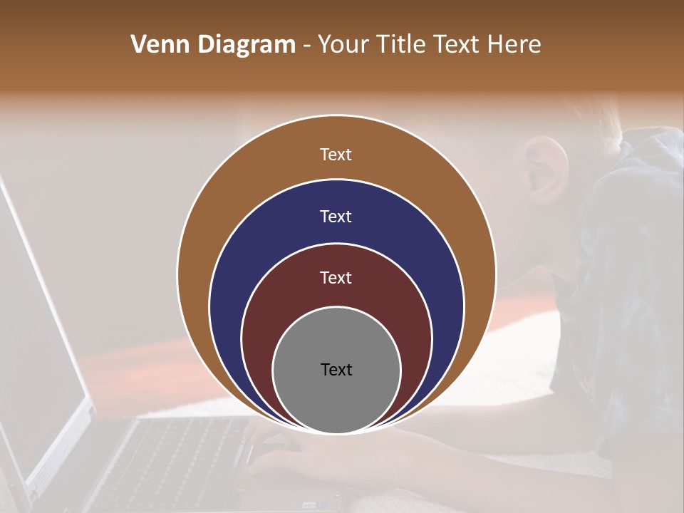 Fun Keyboard Horizontal PowerPoint Template
