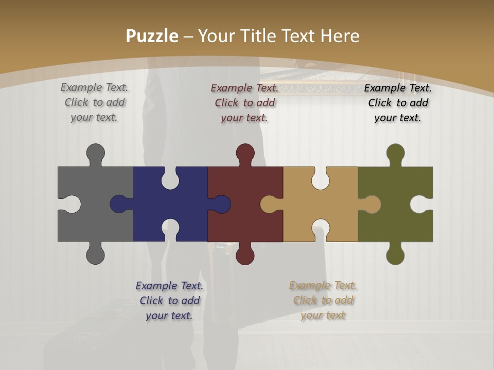 Observing Museum Suitcases PowerPoint Template