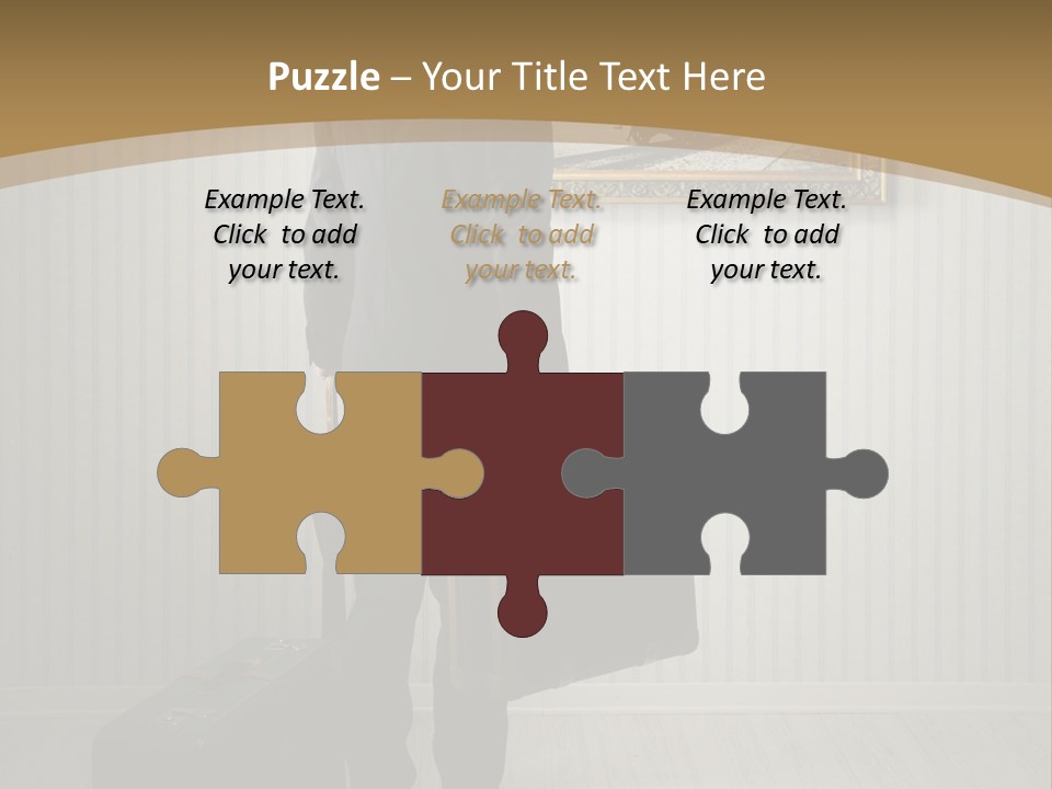 Observing Museum Suitcases PowerPoint Template