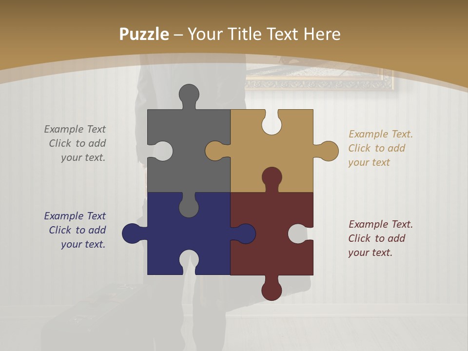 Observing Museum Suitcases PowerPoint Template