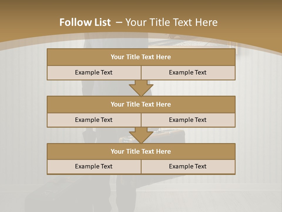 Observing Museum Suitcases PowerPoint Template