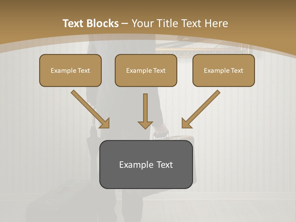 Observing Museum Suitcases PowerPoint Template