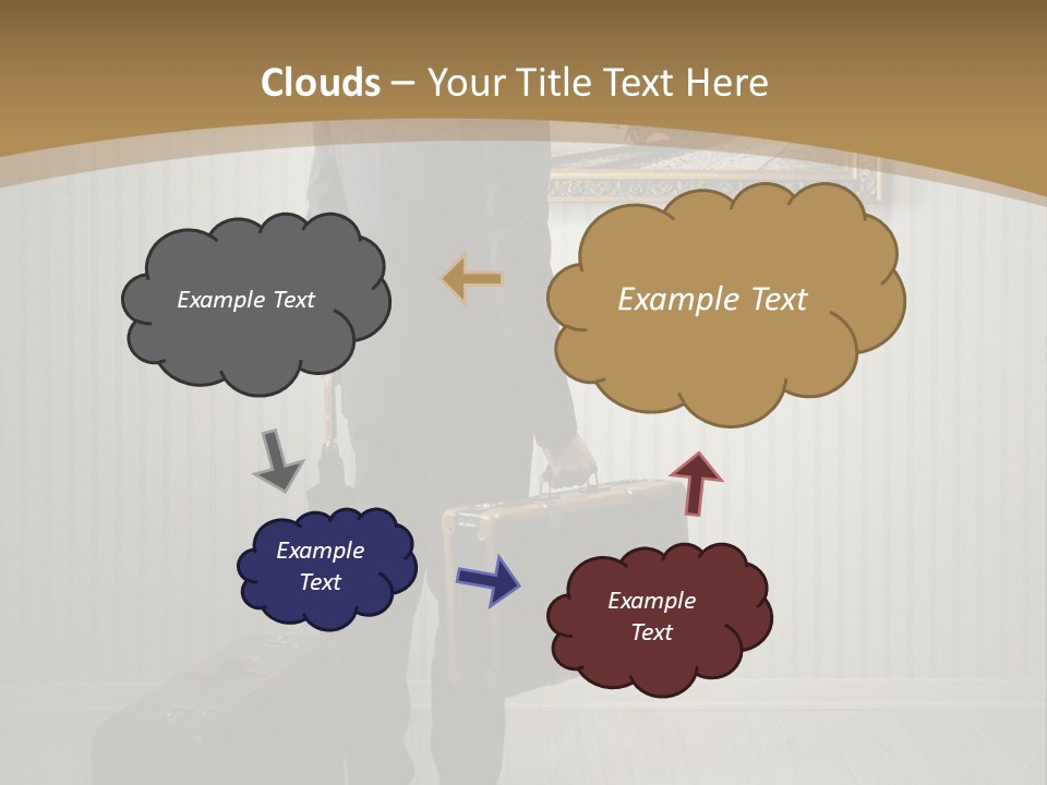 Observing Museum Suitcases PowerPoint Template