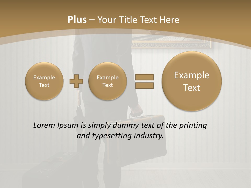 Observing Museum Suitcases PowerPoint Template