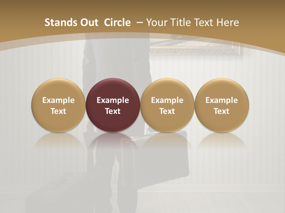 Observing Museum Suitcases PowerPoint Template