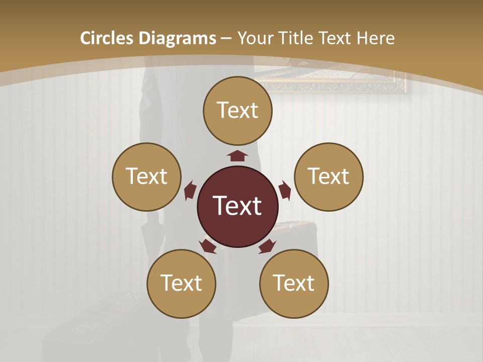 Observing Museum Suitcases PowerPoint Template