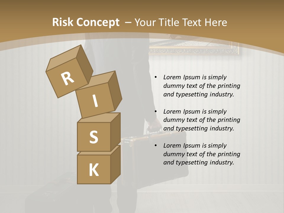 Observing Museum Suitcases PowerPoint Template