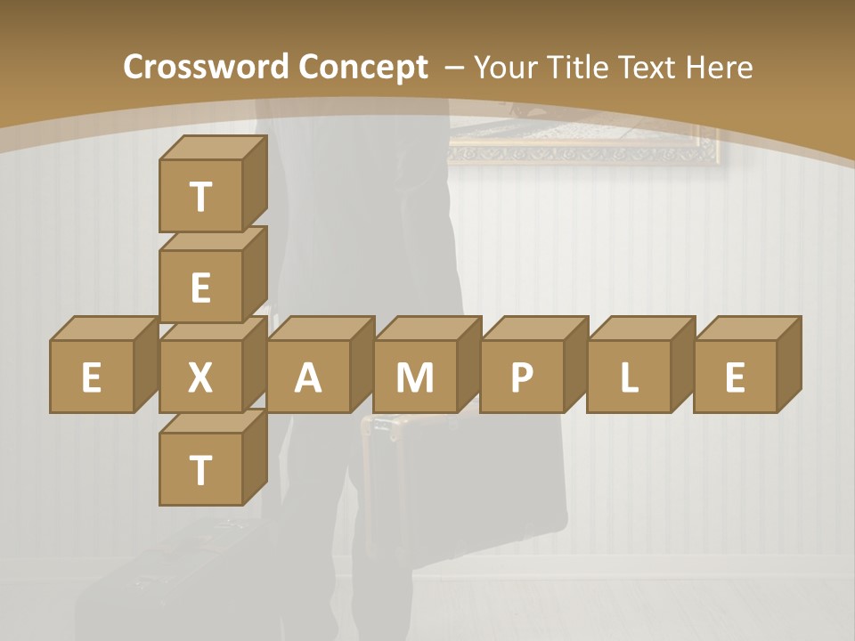 Observing Museum Suitcases PowerPoint Template