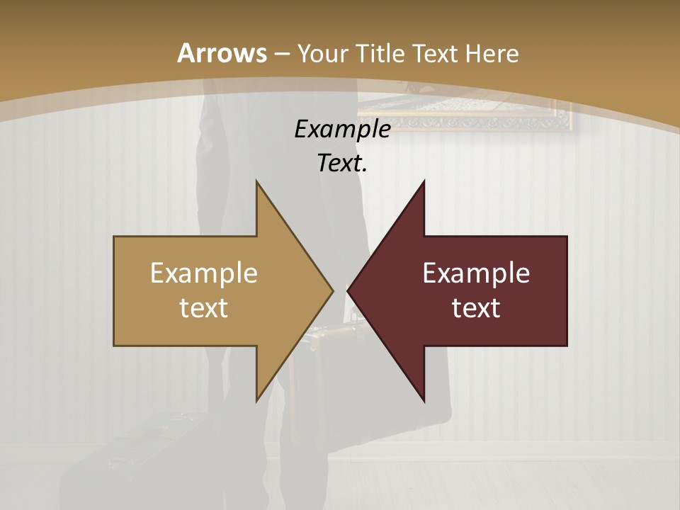 Observing Museum Suitcases PowerPoint Template