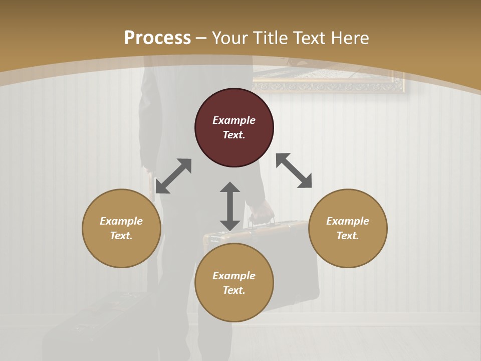 Observing Museum Suitcases PowerPoint Template