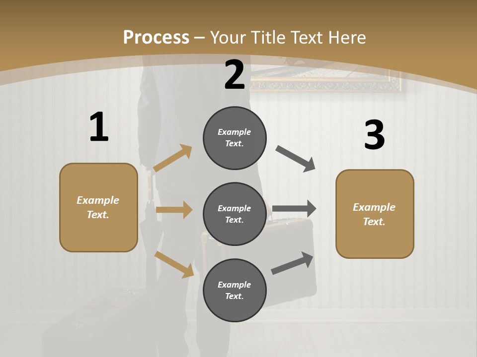 Observing Museum Suitcases PowerPoint Template