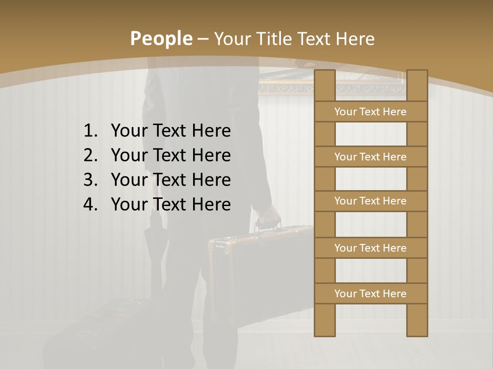 Observing Museum Suitcases PowerPoint Template