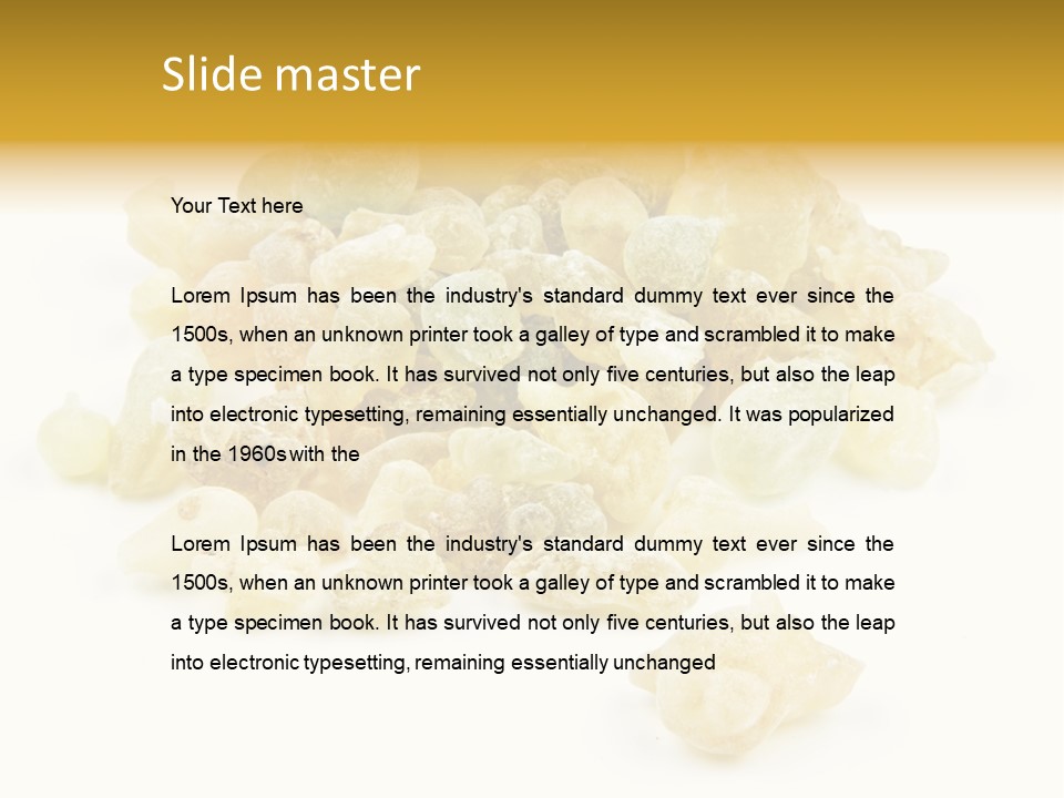 Rheumatic Peas Holy PowerPoint Template