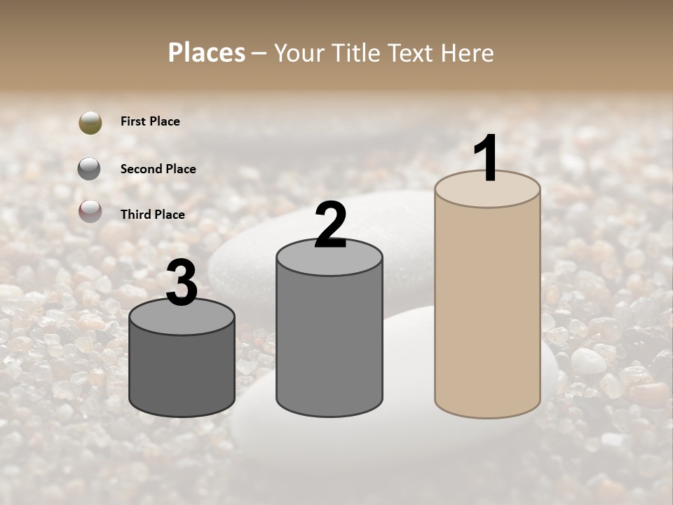 Background Sand Macro PowerPoint Template