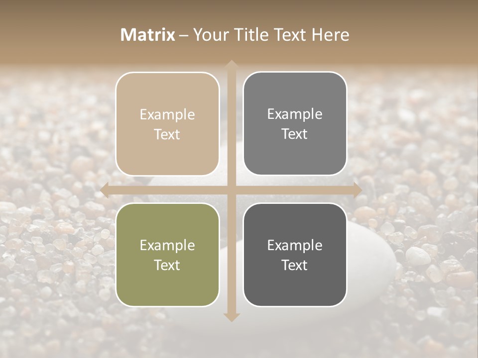 Background Sand Macro PowerPoint Template