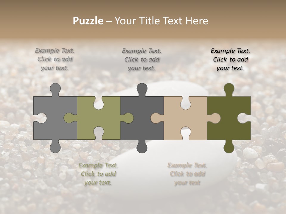 Background Sand Macro PowerPoint Template