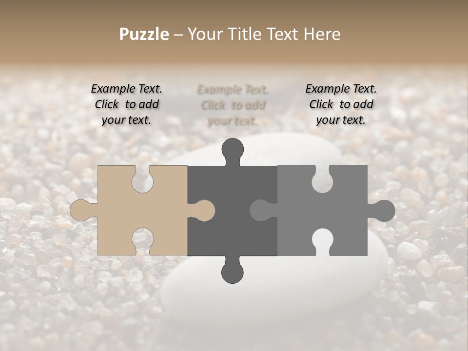 Background Sand Macro PowerPoint Template