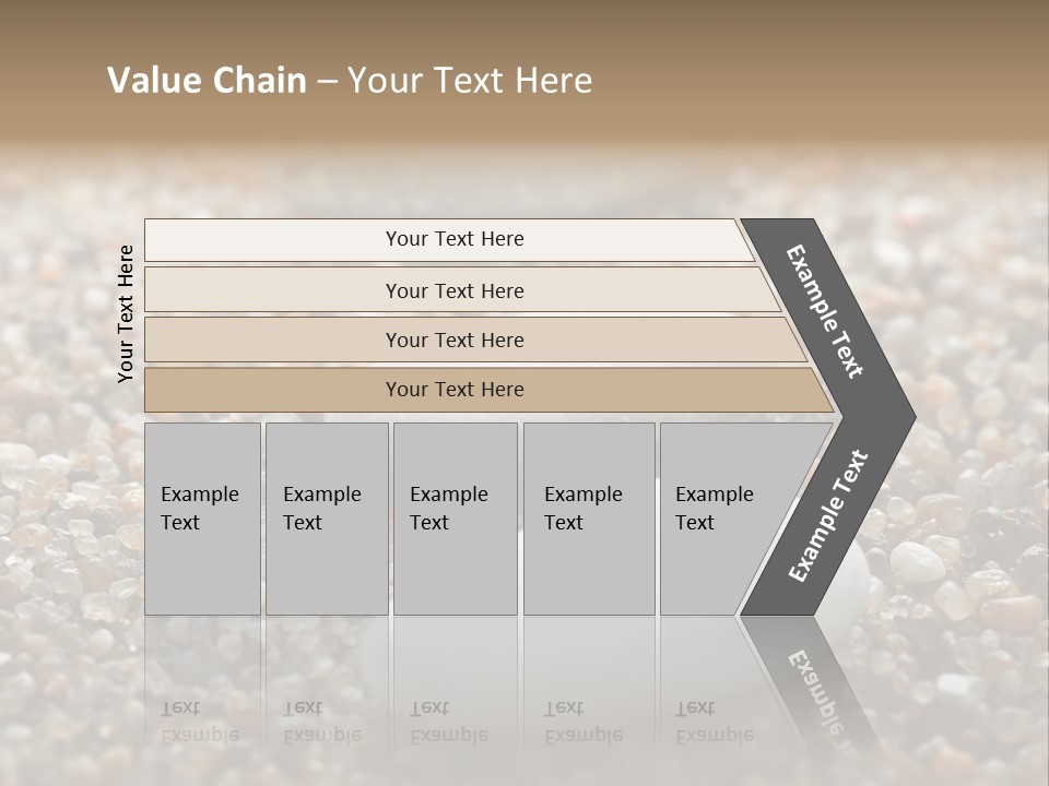 Background Sand Macro PowerPoint Template