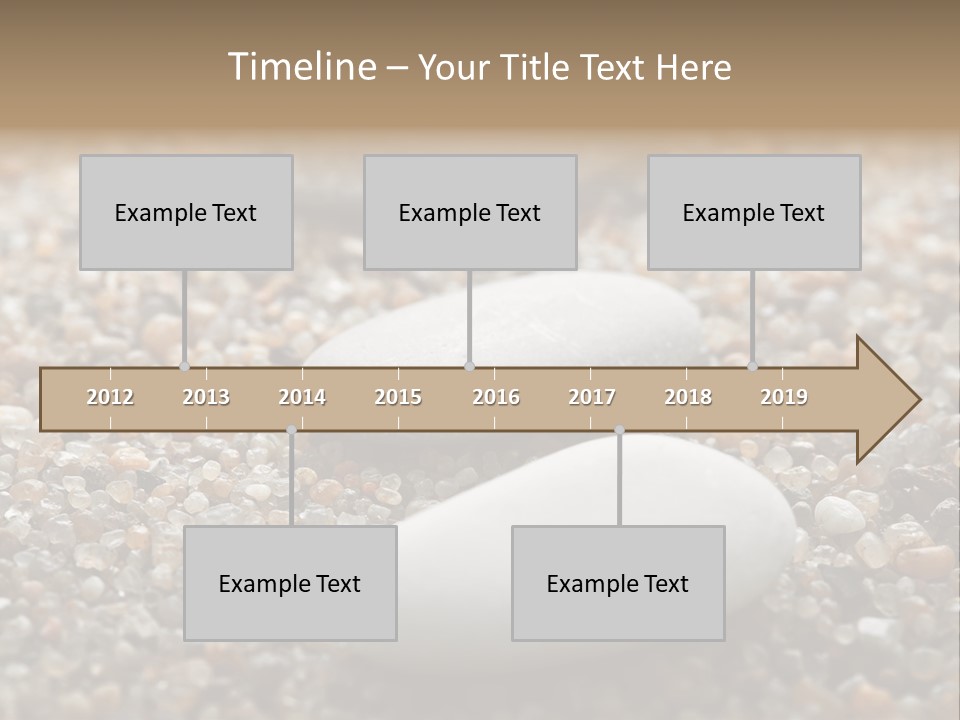 Background Sand Macro PowerPoint Template