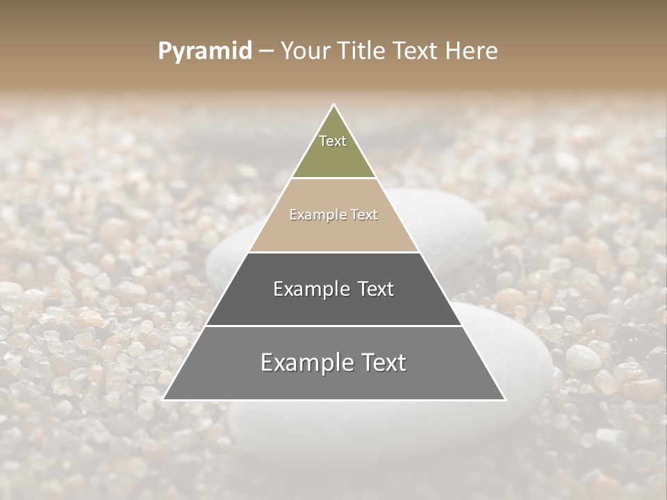 Background Sand Macro PowerPoint Template