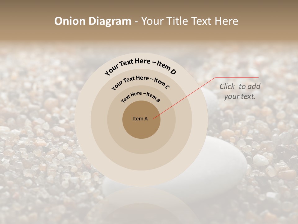 Background Sand Macro PowerPoint Template