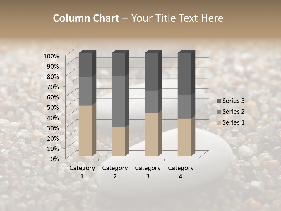 Background Sand Macro PowerPoint Template