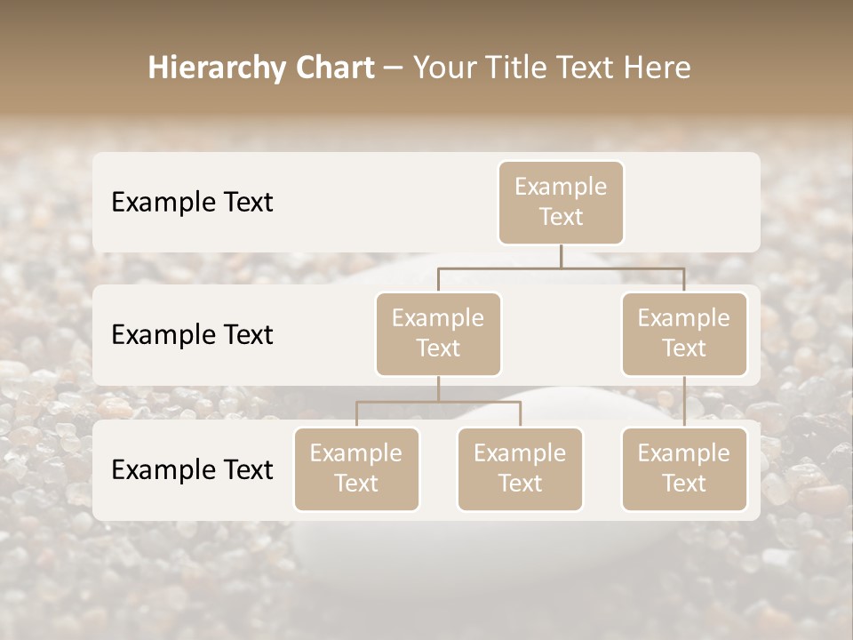 Background Sand Macro PowerPoint Template