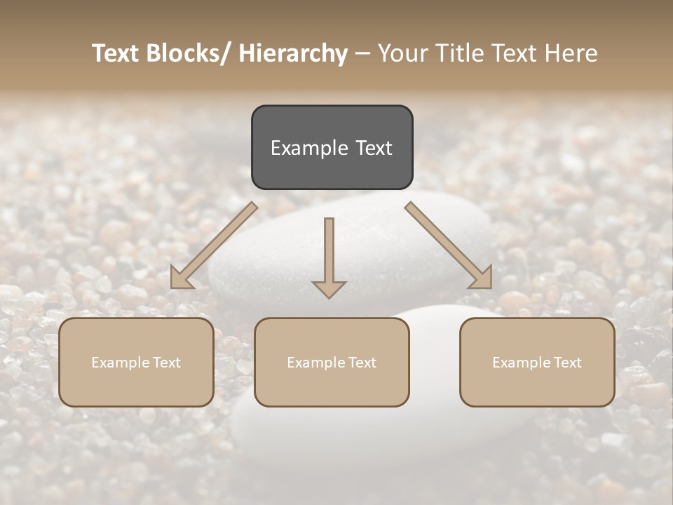 Background Sand Macro PowerPoint Template