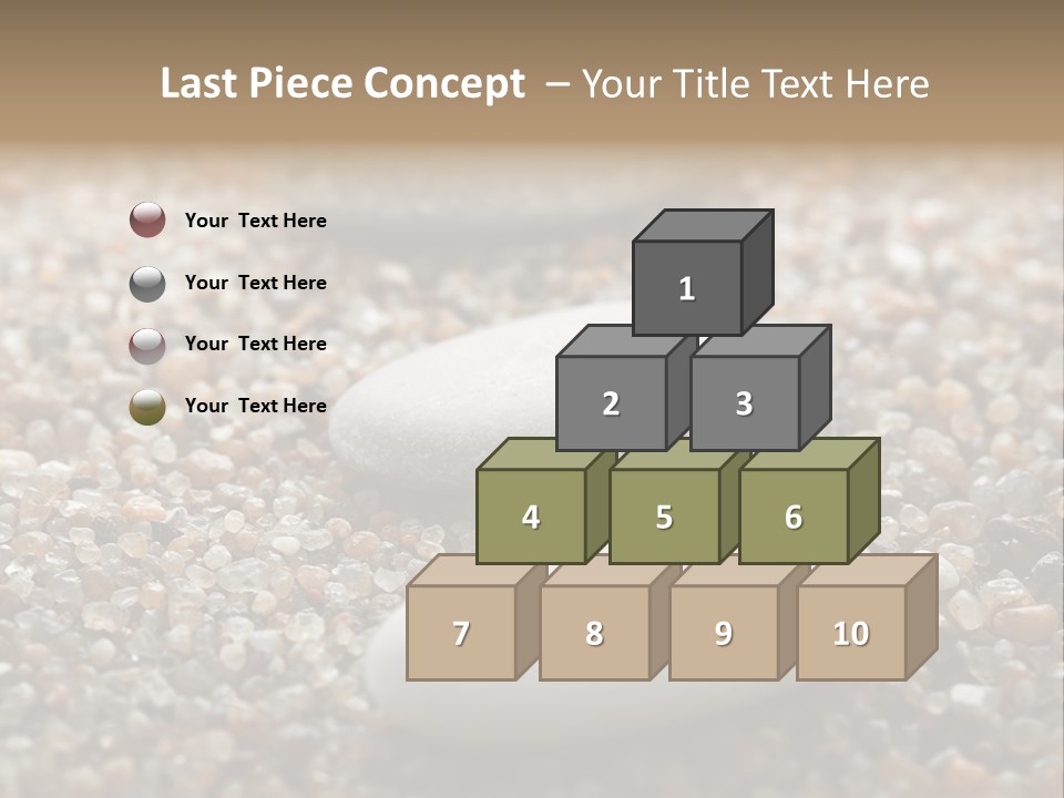 Background Sand Macro PowerPoint Template