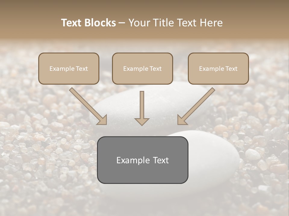 Background Sand Macro PowerPoint Template