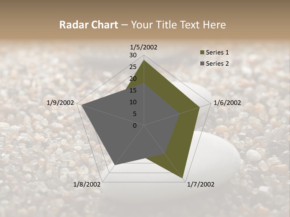 Background Sand Macro PowerPoint Template