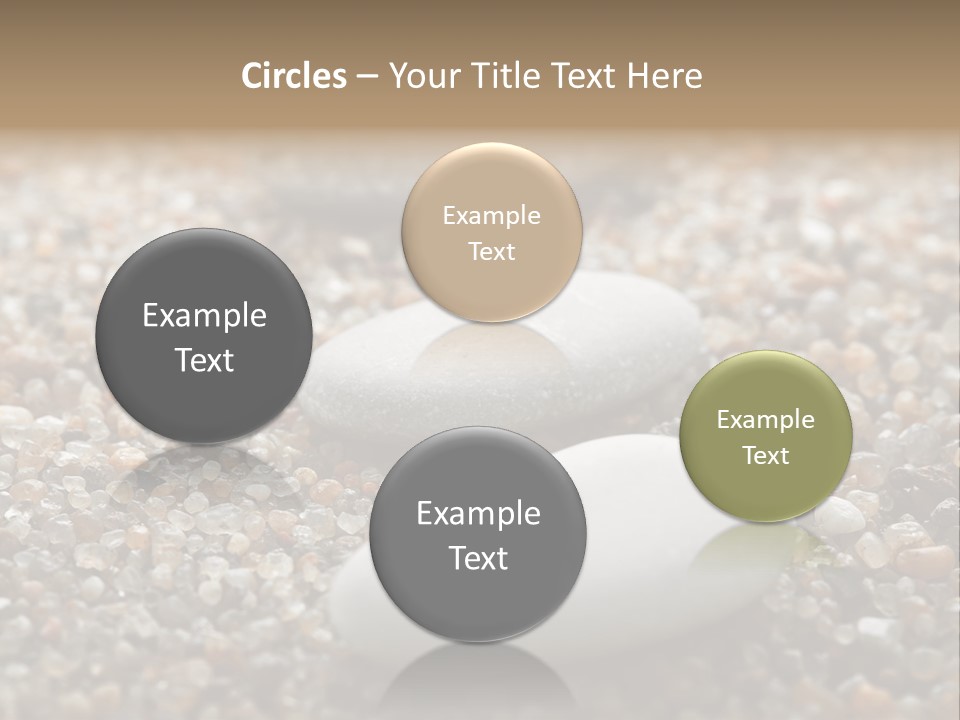 Background Sand Macro PowerPoint Template