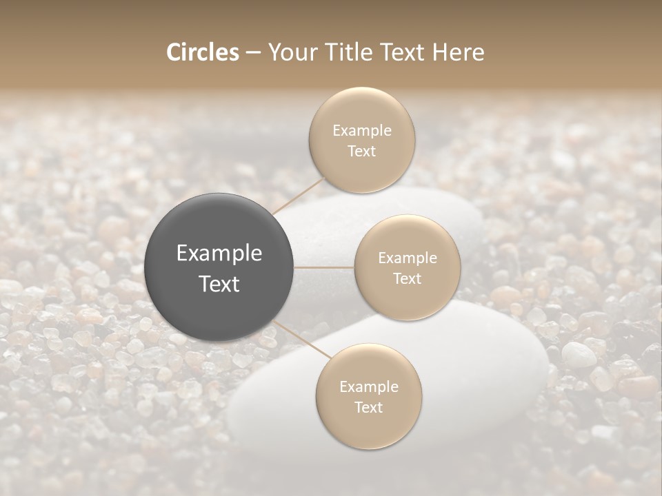 Background Sand Macro PowerPoint Template