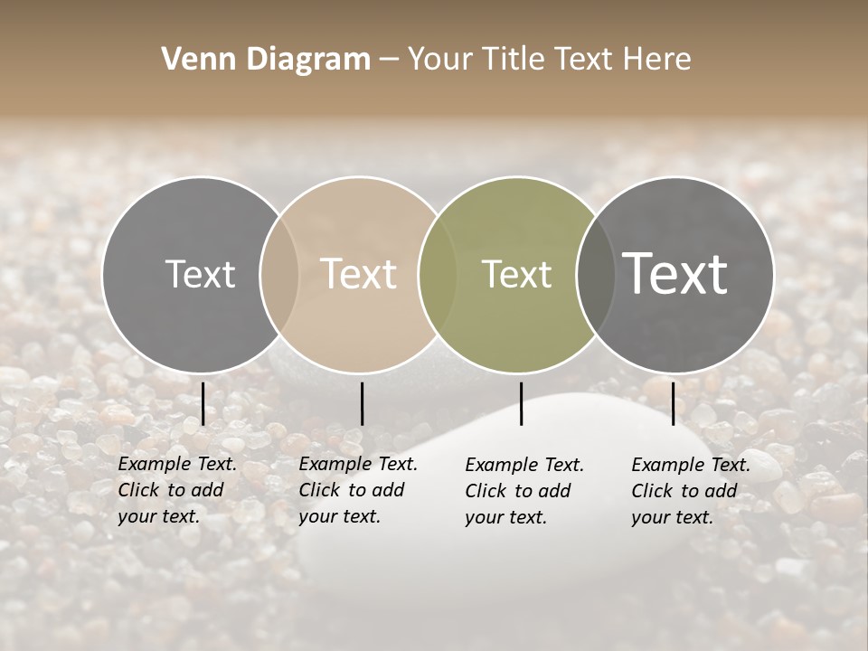 Background Sand Macro PowerPoint Template