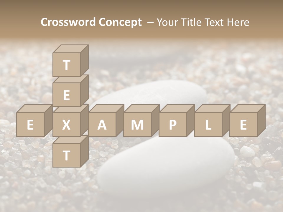 Background Sand Macro PowerPoint Template