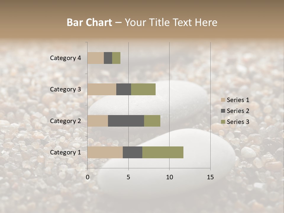 Background Sand Macro PowerPoint Template