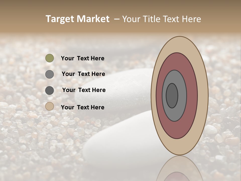 Background Sand Macro PowerPoint Template