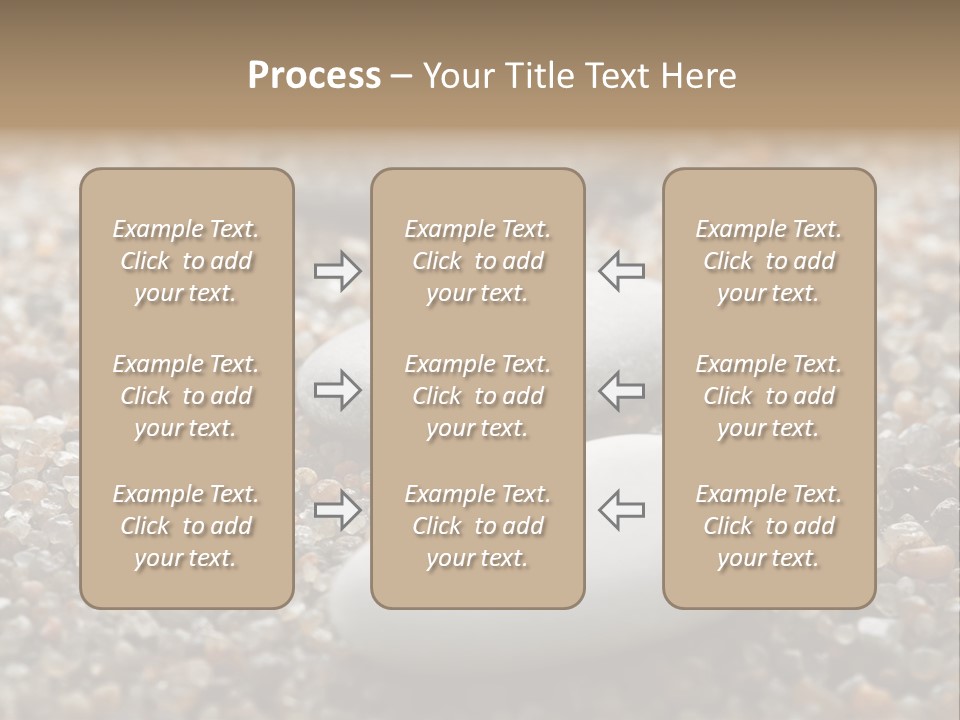 Background Sand Macro PowerPoint Template