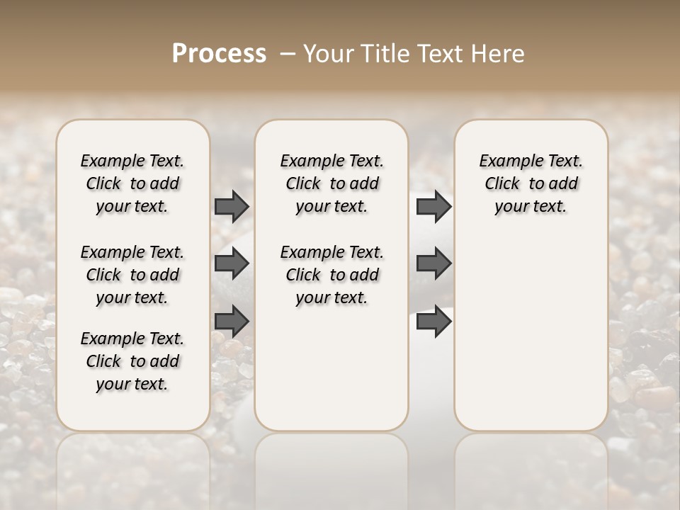 Background Sand Macro PowerPoint Template
