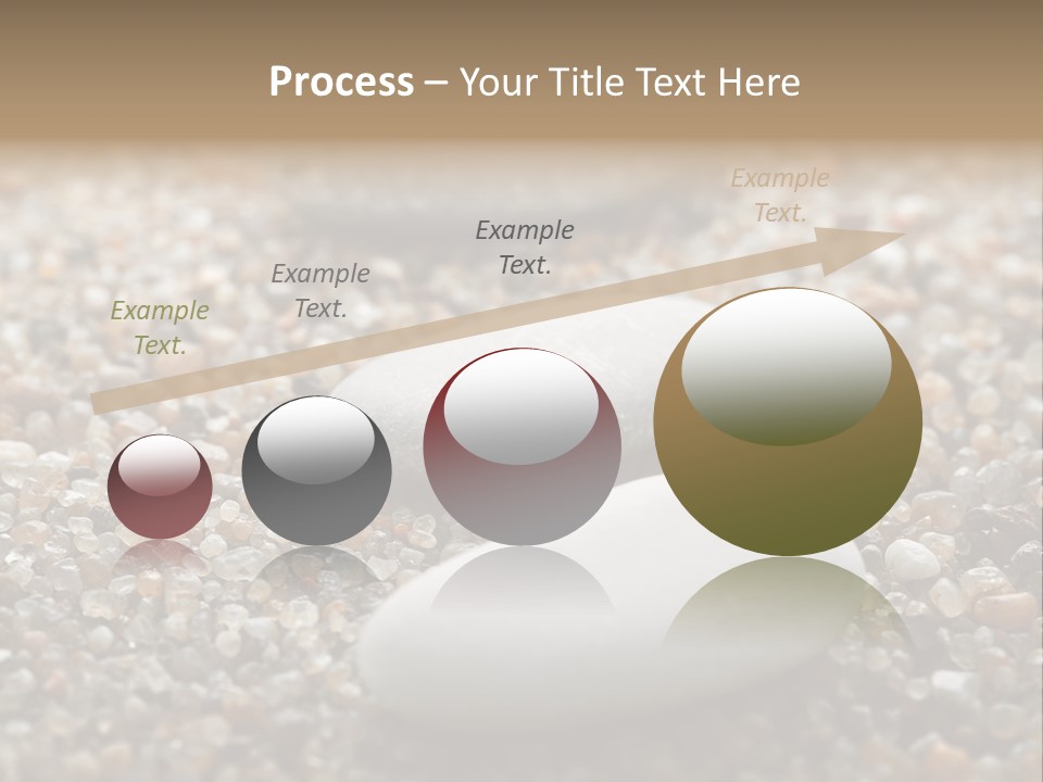 Background Sand Macro PowerPoint Template