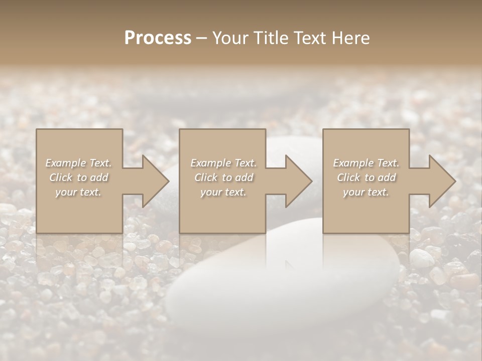 Background Sand Macro PowerPoint Template