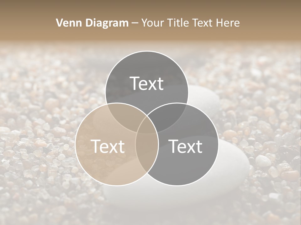 Background Sand Macro PowerPoint Template