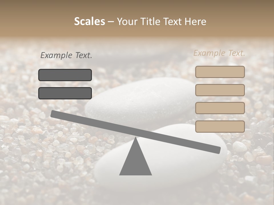 Background Sand Macro PowerPoint Template